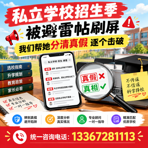 甘孜小红书舆情合规处置：私立学校招生季被避雷帖刷屏，我们帮她分清真假逐个击破